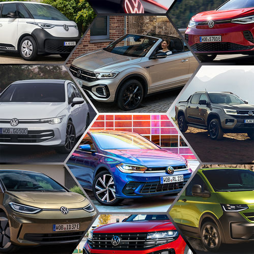 Collage verschiedener Fahrzeuge