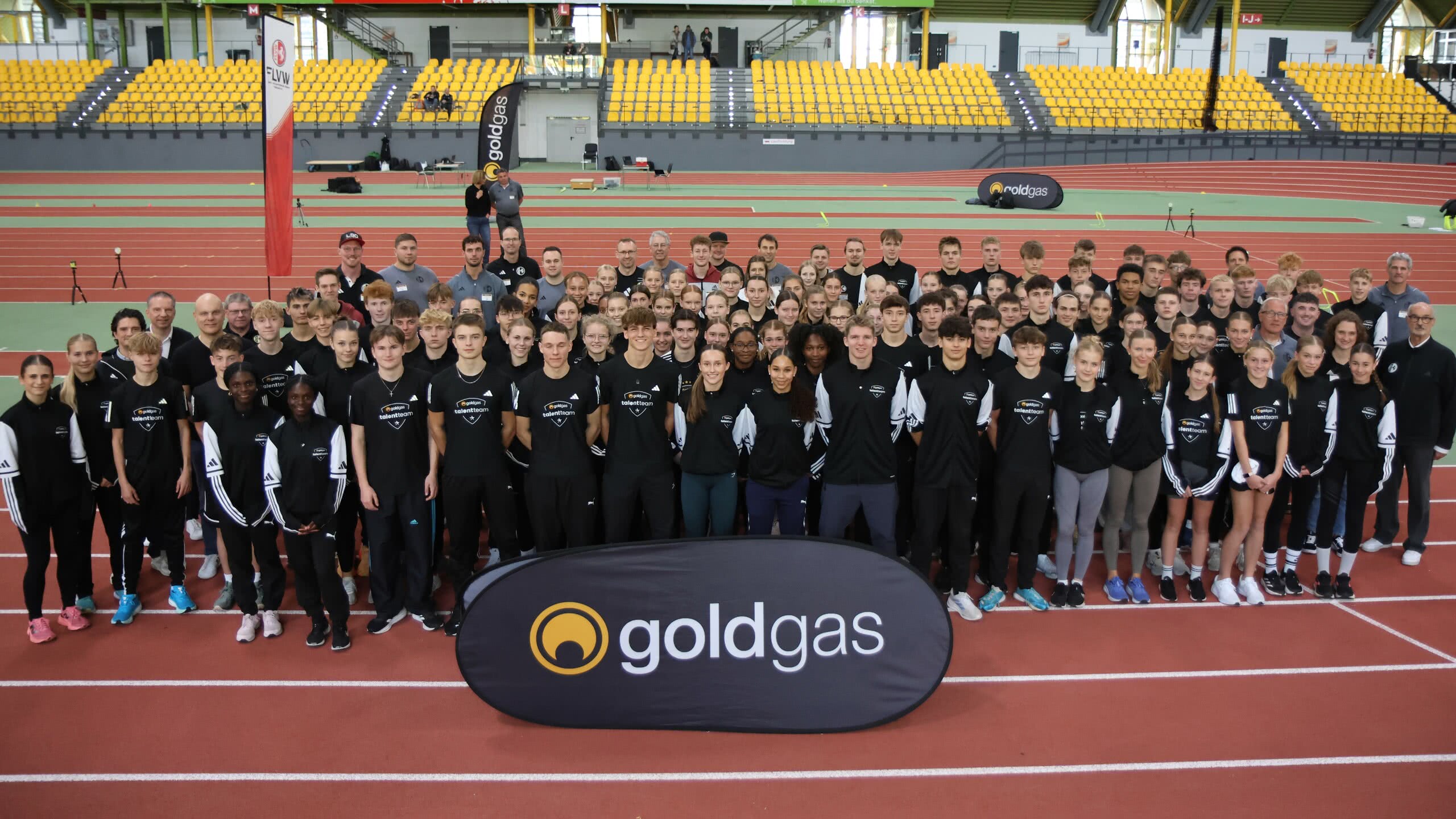 Der westfälische Landeskader: Das goldgas Talent-Team 2025. goldgas Talent-Team 2025