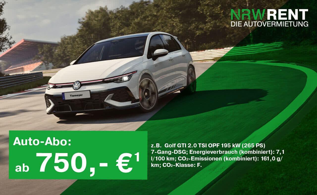 Der VW Golf GTI im Auto Abo