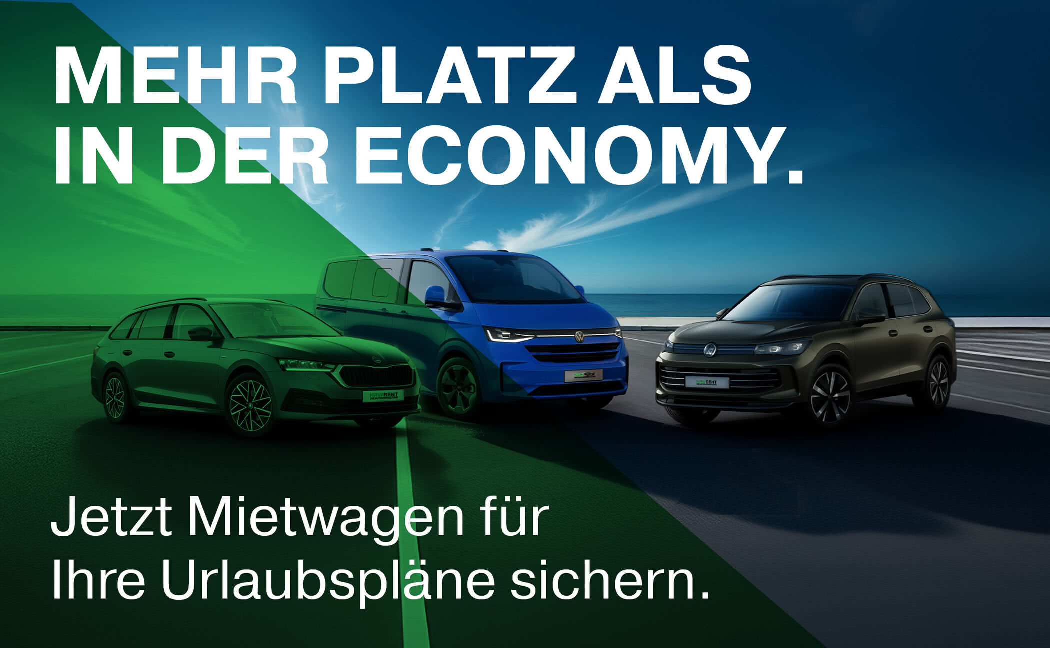 Urlaubsplanung beginnt bei NRW Rent.